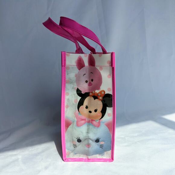 Disney Tsum Tsum Tote Bag Pink Purse Official Disney Stores Exclusive Authentic - Picture 2 of 7